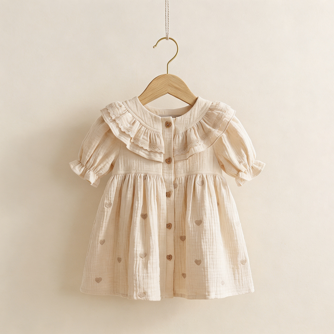 Sweetheart Dress – Sand
