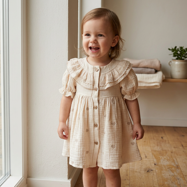 Sweetheart Dress – Sand