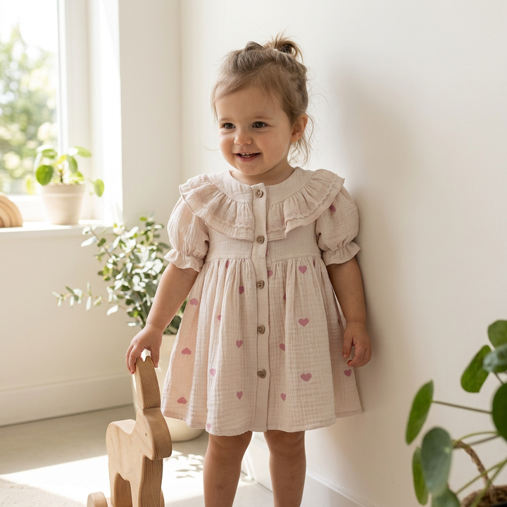 Pink Hearts Dress